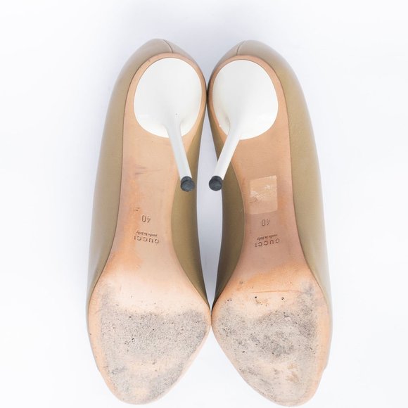 Gucci Olive Pumps- Size 40 - Picture 5 of 6